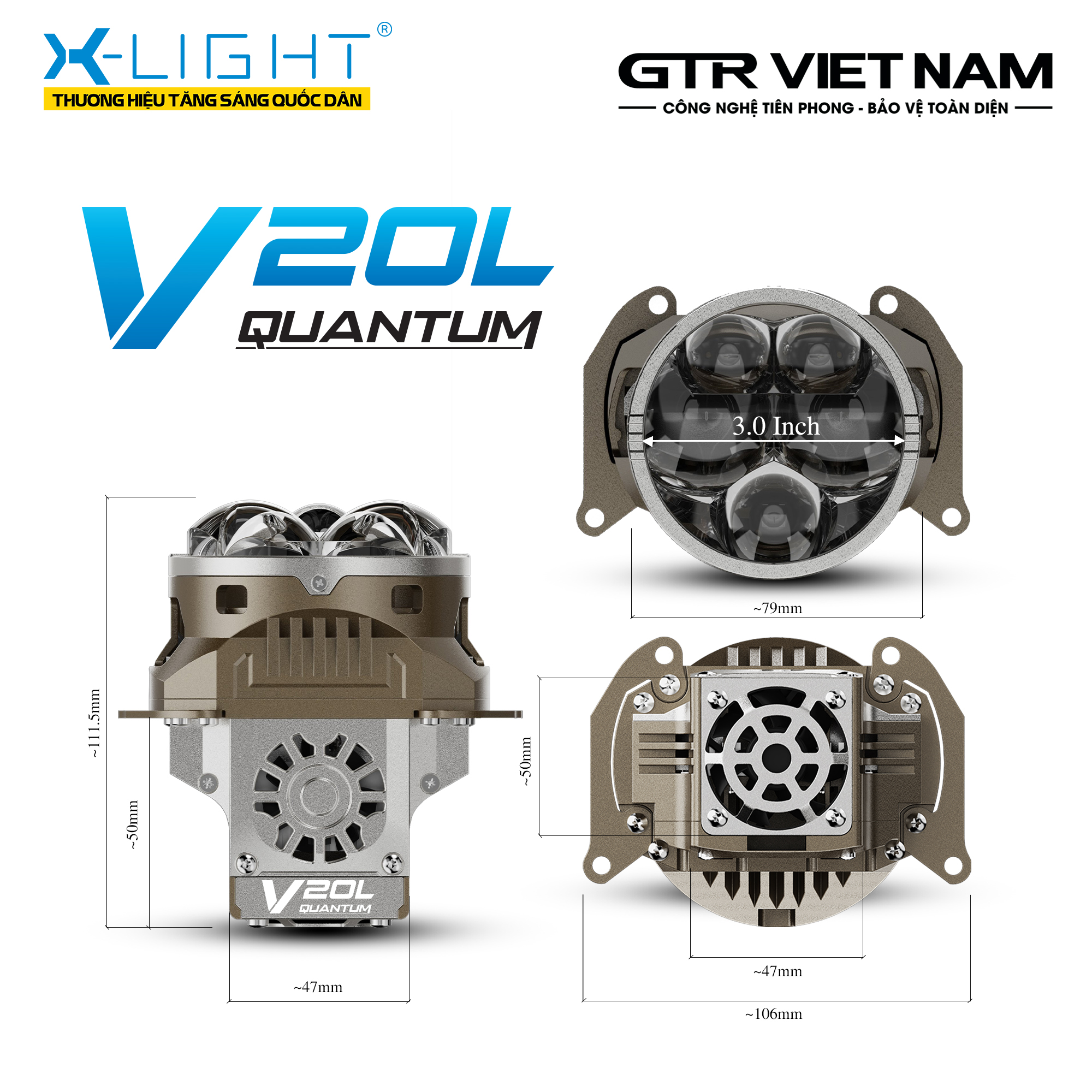 Bi LED X-Light V20L Quantum